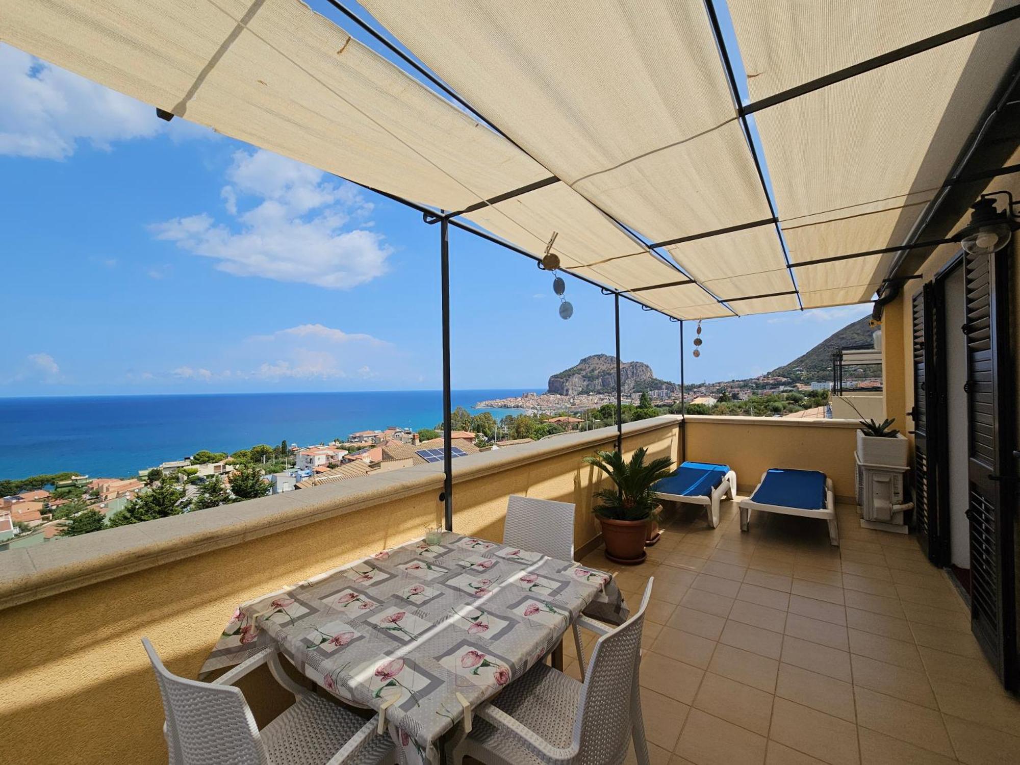 Apartament Casa Panoramica Santa Lucia Cefalù Zewnętrze zdjęcie